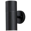 Image de Konstsmide Modena Big Up&Down Applique murale Up&Down en aluminium laqué noir avec verre transparent