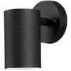 Image de Konstsmide Modena Grande applique murale en aluminium laqué noir avec verre transparent