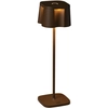 Image de Konstsmide Lampe de table Nice | couleur rouille | Intérieur/Extérieur | Lampe de table USB | 7818-970