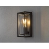 Image de Brindisi Applique avec capteur E27 noir avec verre transparent