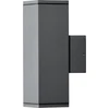 Image de Konstsmide Monza Up & Down Aluminium laqué anthracite, verre transparent, réflecteur 7907-370