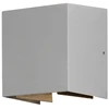 Image de Konstsmide Cremona High Power LED Applique murale - aluminium laqué gris, verre acrylique transparent, sortie de lumière réglable individuellement ; 7959-310