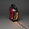 Image de Konstsmide Micro LED Guirlande lumineuse avec enrouleur de câble, 1000 diodes couleur ambre, 30V, extérieur (IP44), câble souple noir - 3839-807