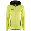 Image de Veste à capuche Craft Extend pour femmes - Jaune fluo