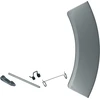 Image de Electrolux Poignée de porte argentée AEG 405518648/2 Original pour lave-linge