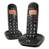 Image de Téléphone sans fil duo dect noir - Doro - PHONEEASY100WDUO -