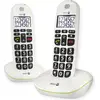 Image de Téléphone sans fil duo dect blanc sans répondeur - Doro - PHONEEASY110WDUOBLANC -