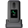 Image de Doro 2880 - Téléphone à clapet simple pour seniors avec écran externe - 4G - Noir/Blanc