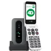 Image de Doro - Leva L30 - Téléphone Portable Senior - Téléphone À Clapet 4G Débloqué - Écran Externe - Son HD - Appareil Photo -Touche d'Assistance avec GPS - Socle Chargeur Inclus - Noir/Blanc en occasion ou reconditionné
