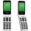 Image de Doro Leva E22, Clamshell, Single SIM, 7.11 cm (2.8"), 0.3 MP, 1150 mAh, Rouge, Blanc