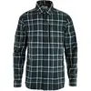 Image de Chemise de randonnée Fjällräven Abisko manches longues, pour hommes, bleu marine foncé/blanc cassé, taille L