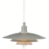 Image de KIRKENES Pendentif gris clair 1 ampoule