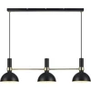 Image de LARRY Lampe à suspendre noire 3 ampoules