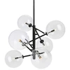 Image de Markslöjd Andrew hauteur 60 cm noir 6-flamme sphérique