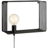 Image de Markslöjd Shelf longueur 38 cm noir 1-flamme rectangulaire