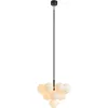 Image de Markslojd - Merlot Plafonnier 13 Globe Light Noir, Blanc