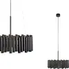 Image de LEVEL Lampe à suspendre noire 3 ampoules