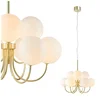 Image de Markslöjd BIANCO Suspension 9L Or/Blanc