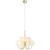 Image de Markslojd - Bianco Suspension De Plafond À Plusieurs Bras Globe Globe En Verre 9 Lumière Or, Blanc