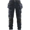 Image de Pantalon De Travail X1900 Artisan Stretch 2d 1990 - Marine/noir S - Fr(38) - Se(c44) - Courtes