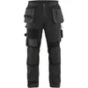 Image de Blaklader - Pantalon De Travail Kevlar Stretch Artisan 1554 - Gris Foncé/noir Xl - Fr(50) - Se(c56) - Standards