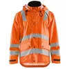 Image de Blaklader - Veste De Pluie Haute Visibilité Niveau 3 4327 - Orange Fluo M