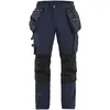 Image de Blaklader - Pantalon De Travail X1900 Artisan Stretch 4d 1998 - Marine Foncé/noir 3xl - Fr(54) - Se(c60) - Courtes