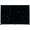 Image de AEG APPAREILS MÉNAGERS Plaque de cuisson vitrocéramique, 80 cm, rôtissoire, four, acier inoxydable HK834060XB