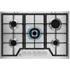 Image de Table de cuisson gaz 75cm 5 feux - Electrolux - KGS7536SX - série 600 pro slim line