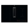 Image de Table de cuisson aspirante induction 78cm 4 feux 7350w noir - Electrolux - KCC83443 -