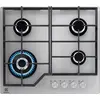 Image de Table de cuisson gaz 60cm 4 feux gris - Electrolux - KGG64362S - série 600