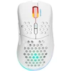 Image de DELTACO GAMING - WHITE LINE WM80 - Souris gaming optique Sans fil 4800 DPI, 1000 Hz, Ultra légère, RGB, 7 boutons - Neuf