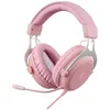 Image de Deltaco GAM-030-P Kopfhörer & Headset Kabelgebunden Kopfband Gaming USB Typ-A Pink (GAM-030-P)