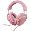Image de Deltaco Gaming - WHITE LINE WH85 - Casque gaming LED, haut-parleurs stéréo 57mm, Cuir PU, PC/MAC/Console/Mobile, Blanc - Neuf