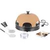 Image de Emerio Pizzarette Original   mini four à pizza pour 4 personnes   dôme en terre cuite fait main   PO-115985   900 W