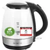 Image de Bouilloire électrique Emerio WK-125145 1.2L Noir/Argent - Neuf
