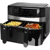 Image de Emerio Airfryer XXL Double 2400 W   10 litres   Thermostat réglable 50 à 200 °C   9 programmes de cuisson   AF-126672.4 Noir