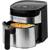 Image de Emerio Airfryer XL 1300 W   4,5 litres   Friteuse à air chaud   Thermostat réglable de 60 °C à 200 °C   8 programmes de cuisson   AF-129084   Noir