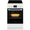 Image de Cuisinière vitrocéramique Electrolux LKR562066W 50x60 cm Four 58 L SteamBake Blanc - Neuf