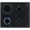 Image de Electrolux EGL62821OB, Noir, Intégré, 58 cm, Combiné, Émaillé, 4 zone(s)