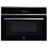 Image de Four micro-ondes combiné encastrable Electrolux EVL8E08X Inox 45 cm 1000 W + gril 1900 W, 56 programmes, WiFi - Neuf