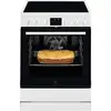 Image de Cuisinière Electrolux LKR64890BW 60x60 vitro-ceramique 4 zones four électrique 73 L SurroundCook blanc - Neuf