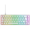 Image de CHERRY XTRFY K5V2 Compact, Clavier de gaming mécanique, format 65 %, Disposition allemande (QWERTZ), Clavier Hot-Swap, MX2A RED Switches, Blanc transparent en occasion ou reconditionné