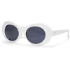 Image de Lunettes de soleil CHPO Frances, taille : taille unique, couleurs : blanc/noir