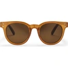 Image de CHPO Sonnenbrille Côte Des Basques X, Größe:ONESIZE, Farben:moutarde/brun