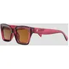 Image de CHPO Anna Burgundy Lunettes de soleil rouge Uni