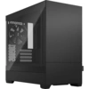 Image de Fractal Design Pop Mini Silent, Mini tour, PC, noir, micro ATX, Mini-ITX, acier, verre trempé, 17 cm