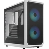 Image de Fractal Design Focus 2 RGB - Tour - ATX - panneau latéral avec fenêtre (verre trempé) - aucune alimentation (ATX) - White TG Clear Tint - USB/audio (FD-C-FOC2A-04)