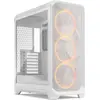 Image de Fractal Meshify 3 White RGB TG Midi Tower Gaming Gehäuse weiß