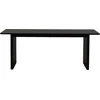 Image de Vail table de salle à manger 100x200cm noir.